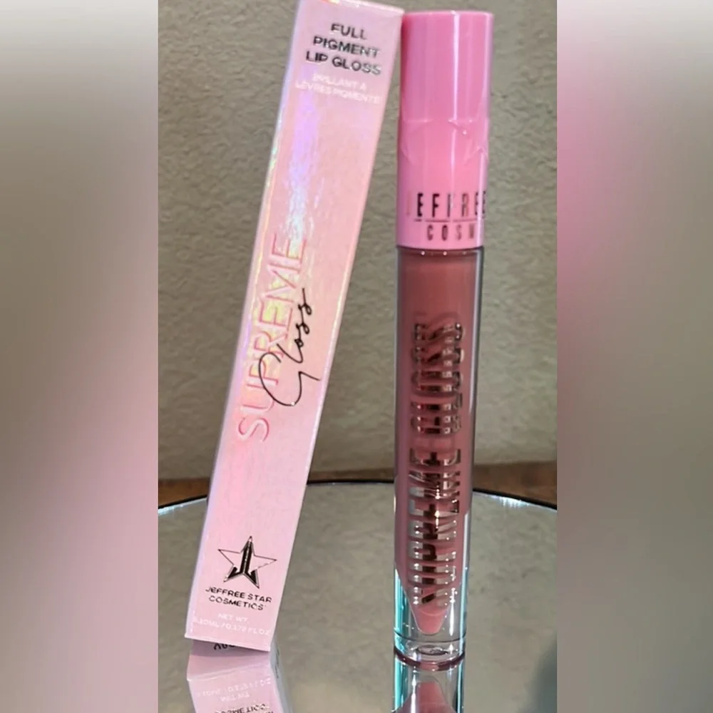 GEMINI Jeffree Star Cosmetics Lip Lippy Mauve Supreme Gloss NIB Full Pigment